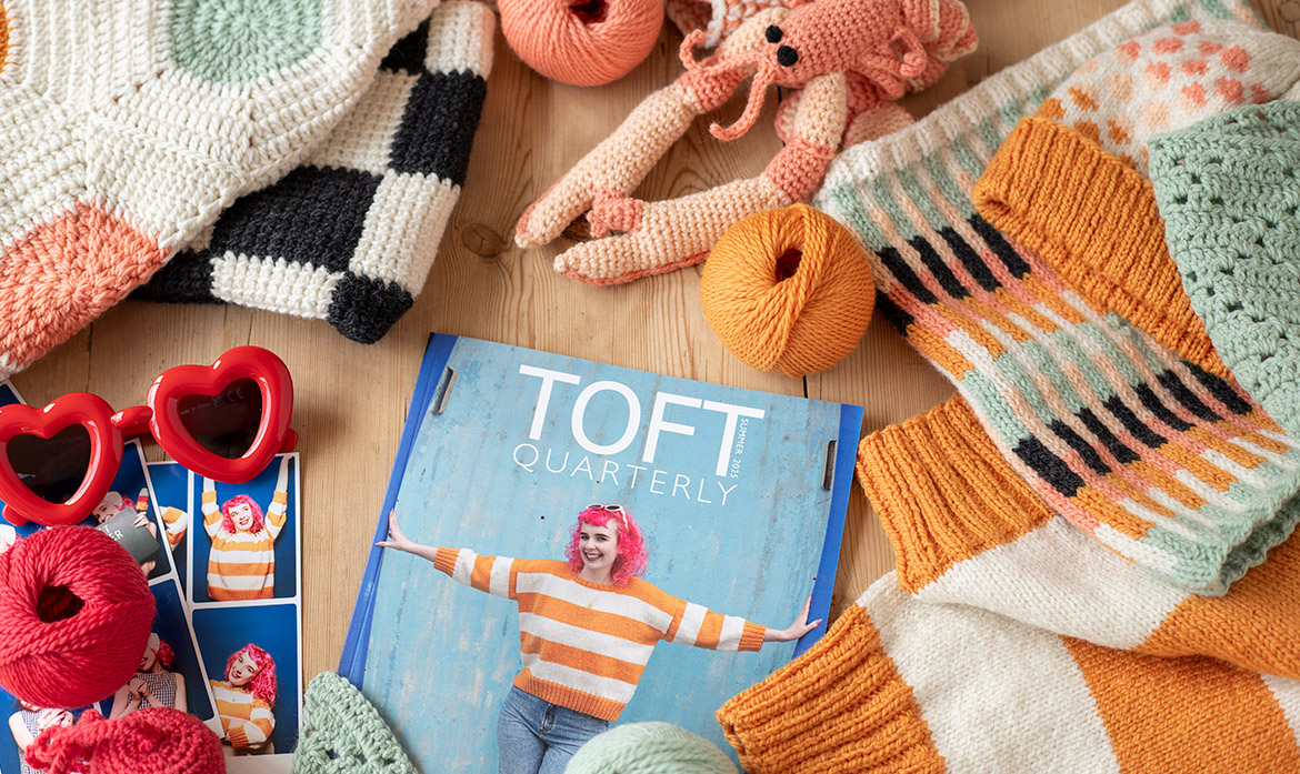 Summer 2025 knit crochet patterns toft